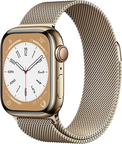 Apple Watch Series 8 Gold Stainless Steel Case