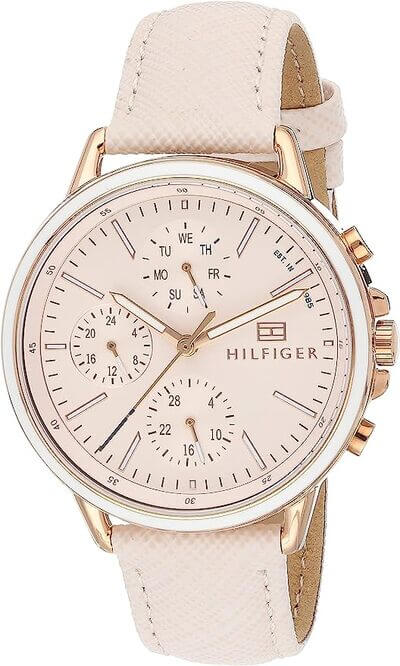 Tommy Hilfiger Women's Leather Quartz Wrist Watch 1781789